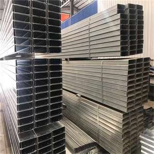 Precio de fábrica, perfil de canal de acero de haz en U de carbono galvanizado, canal de acero 2x4 C para construcción - Product Image 3