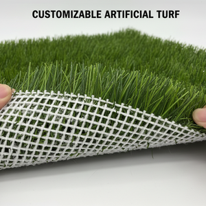 หญ้าเทียมแ<span class=keywords><strong>บ</strong></span><span class=keywords><strong>บ</strong></span>ทอผสมใยสังเคราะห์ที่ซึมผ่านได้ เป็นมิตรกั<span class=keywords><strong>บ</strong></span>สิ่งแวดล้อม รีไซเคิลได้ เหมาะสำหรั<span class=keywords><strong>บ</strong></span>สวนบนหลังคา ระเบียง และพื้นที่กีฬา - Product Image 1