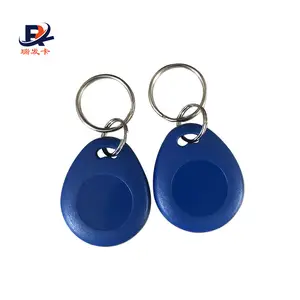 Kunci fob/gantungan kunci rfid ID T5577 tag 125khz keyfob ABS kontrol akses penawaran khusus