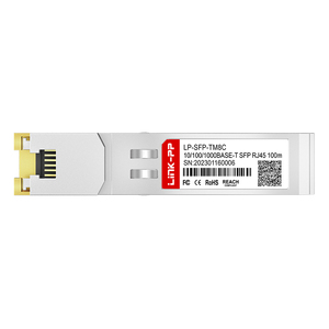 Módulo transceptor óptico de fibra SFP SGMII, RJ-45 de cobre de 100m, 10/100/1000BASE-T - Product Image 3