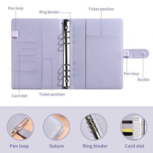 New Arrival Binder Journal High Quality Loose-leaf Budget Planner with <b>Envelopes</b> Journal 100 <b>Envelope</b> Challenge for Saving Money - Product Image 3