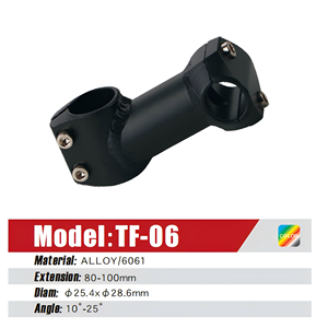 YT vente en gros TF-04 25.4*28.6mm 10 à 25 degrés 80-100mm tige <span class=keywords><strong>de</strong></span> vélo réglable <span class=keywords><strong>vtt</strong></span> partie <span class=keywords><strong>de</strong></span> vélo montée extension <span class=keywords><strong>de</strong></span> fourche - Product Image 3