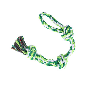 Juguete de Cuerda de Algodón para Masticar para Mascotas, Nuevo de Fábrica, Suministros para Mascotas, Juguete de Cuerda de Algodón Duradero para Limpiar los Dientes de Perros - Product Image 2