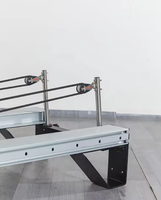Machine de Pilates Reformer de Luxe en Aluminium Doré, Durable, Professionnelle, Qualité Studio, Vente en Gros, pour Yoga et Fitness