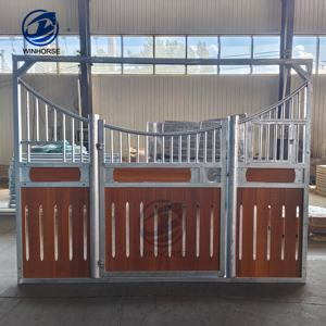 Porte coulissante pour écurie de <span class=keywords><strong>chevaux</strong></span> Weisien, équipement équestre, robuste, modulaire, en acier galvanisé, bambou, 5 ans et plus - Product Image 3