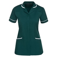Tunique Médicale Blouse d'Infirmière et de Médecin à Marque Blanche, Vente en Gros, Tunique d'Hôpital 195 g/m² Polyester / Coton