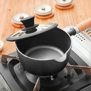 Ustensiles de cuisine personnalisés Mini Pot de supplément alimentaire pour bébé Pot à lait multifonctionnel Non collant ustensiles de cuisine Pot à soupe en fonte - Product Image 1