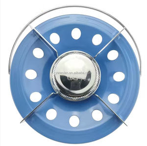 Réchaud de camping portable extérieur à gaz liquéfié, mini-brûleur en acier avec valve, petit réchaud à gaz pour cuisson - Product Image 1