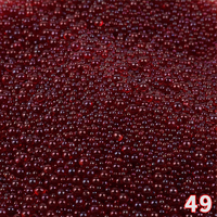 Perles de verre rondes colorées de 2mm sans trous pour les accessoires de fabrication de bijoux d'artisanat d'ongles