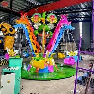 Juegos Mecánicos para Niños para Centros Comerciales/Fiestas de Cumpleaños, Lindos Juegos Mecánicos de Jirafa Voladora en Oferta - Product Image 1