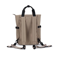 Sac à dos convertible élégant et imperméable de taille moyenne personnalisé pour femmes, sac fourre-tout moderne avec compartiment pour ordinateur portable