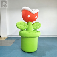 Plante Piranha Gonflable Géante Personnalisable avec Logo, Grande Fleur Carnivore Gonflable pour Publicité et Décoration d'Événements