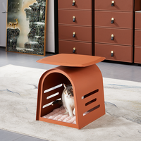 Meubles de maison de chat minimaliste Table centrale Meubles de maison Casa Para Gatos Table basse en cuir marbré pour salon