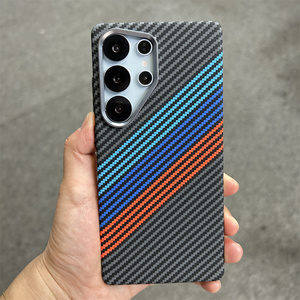 เคสโทรศัพท์กันกระแทกแบบแม่เหล็ก ลายคาร์บอนไฟเบอร์ สำหรับ <span class=keywords><strong>Samsung</strong></span> Galaxy S25 S24 S23 S22 Ultra S24 <span class=keywords><strong>FE</strong></span> Plus - Product Image 2