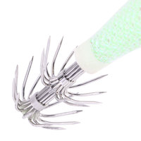 Grosir umpan pancing SJ022 2.0 #2.5 #3.0 #3.5 #4.0 # air asin bercahaya umpan udang gurita umpan pancing cumi-cumi