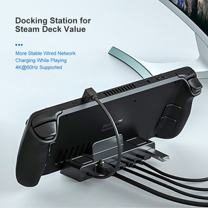 Station d'accueil <span class=keywords><strong>Steam</strong></span> <span class=keywords><strong>Deck</strong></span>, support TV, hub, support USB C vers Ethernet RJ45, compatible HDMI 4K 60HZ, console <span class=keywords><strong>Steam</strong></span> <span class=keywords><strong>Deck</strong></span> - Product Image 4