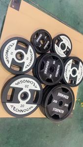 स्टील रबर पु कास्ट आयरन बारबेल प्रतिस्थापन प्लेट नंबर 3-टिकाऊ विरोधी पर्ची पोर्टेबल 20 किलोग्राम सार्वभौमिक ओम/ओडम - Product Image 6