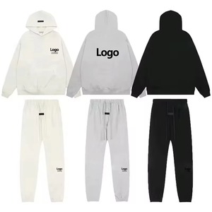 Sudadera con Capucha Extra Grande de Alta Calidad para Hombre, Tejida a Crochet con Estampado de Flores, Estilo Urbano, Personalizada, 100% Algodón, Informal, Otoño - Product Image 1