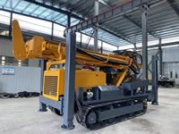 CNSW680C Foreuse hydraulique sur chenilles en acier de 680 m de profondeur avec moteur diesel Cummins et pompe à boue, vitesse de forage rapide