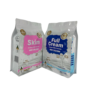 Sac <span class=keywords><strong>de</strong></span> lait étanche à l'humidité, personnalisé à huit côtés, sac en aluminium alimentaire, emballage <span class=keywords><strong>de</strong></span> lait en poudre <span class=keywords><strong>de</strong></span> vache - Product Image 1