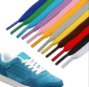 Lacets de chaussures imprimés multicolores de 8 mm de large, plats, monocouche, vente en gros - Product Image 2