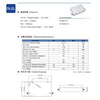 Acoplador Direccional de Banda Ancha de Microondas RF de 2-18 GHz, 10 dB, Conector -F, Alta Directividad, 6.3 dB de Pérdida de Inserción, 6.3 dB de Aislamiento