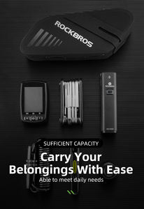 ROCKBROS 自転車 サイクリング トップチューブ アクセサリーバッグ 防水 ストレージバッグ サドルバッグ - Product Image 6