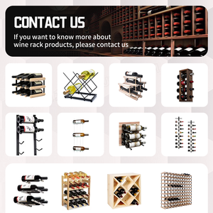 Estante de almacenamiento de vino de fácil montaje para 12 botellas, diseño Modular expandible para Barra de cocina - Product Image 5