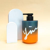 Bouteille Pompe Vide en Plastique PET Dépoli Mat de 500 ml (16,9 oz) Sans BPA, Rechargeable, pour Shampoing, Après-Shampoing et Lotion Capillaire – Vente en Gros