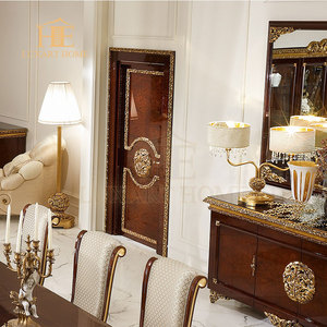 Set di Divani in Tessuto Beige di Lusso in Stile Classico Francese, Design Italiano, Divano Lungo in Legno per Casa di Lusso - Product Image 5