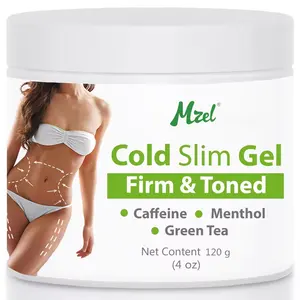 Private Label Caffeine Tightening Cream Body Slimming Firming Gel with Green Tea Extract Body Soft Cream