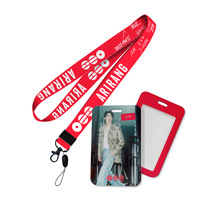 Cordon tour de cou K-pop J-hope pour la tournée mondiale 2026 des idoles K-pop, avec porte-badge