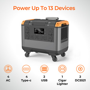 Portable 3000 w Station d'alimentation de secours à sorties multiples Batterie au lithium de secours <span class=keywords><strong>Camping</strong></span> Générateur <span class=keywords><strong>solaire</strong></span> portable extérieur de 3000 watts - Product Image 3