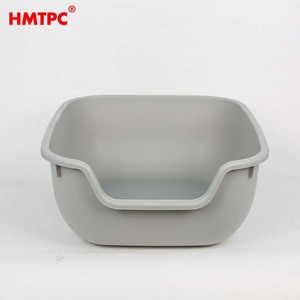Bac à litière pour chat Hmtpc, rectangulaire, 57x46x20,5 cm, grande capacité, sans poussière, facile à nettoyer, pour chats - Product Image 2