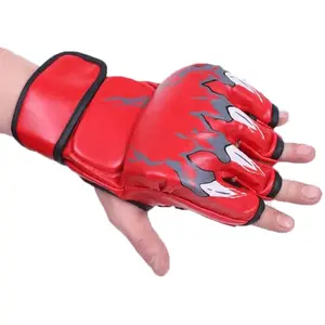 Фабрика Китая, OEM, короткие перчатки для боевых искусств, спарринг, Sanda, боксерские перчатки для взрослых