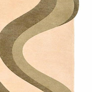 Tapis moderne abstrait vert tufté à la main, en laine biologique, forme originale, pour salon, chambre, décoration intérieure, cadeau de Noël - Product Image 6