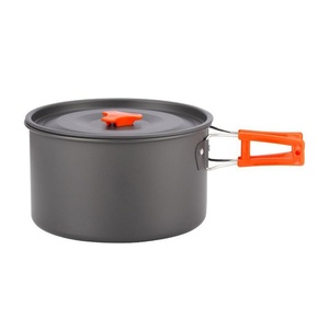 Portable 3-in-1 Aluminum Camping Cookware <b>Set</b> Lightweight Outdoor Mess Kit Compact <b>Pot</b> Pan <b>Set</b> for Hiking Picnic Backpacking - Product Image 5