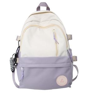 <span class=keywords><strong>Besder</strong></span> couleur unie sac décontracté collège étudiant sac à dos unisexe sac à dos - Product Image 4