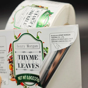 Tùy Chỉnh Thương Hiệu Kinh Doanh Logo Sticker Giấy Nghệ Thuật Rượu Vang Nhãn Mỹ Phẩm Chai Rõ Ràng Nhãn Dán Nhãn Hiệu Riêng Thức Ăn Vật Nuôi - Product Image 2