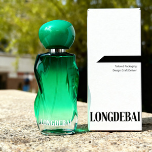 Factory Irregular Perfume <b>Spray</b> <b>Bottle</b> <b>Empty</b> Pump Crimp Clear Black 30ml 50ml Perfume <b>Bottle</b> Glass - Product Image 6