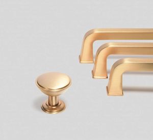 WEKIS Zinc European Luxury Nordic Style Antiqued Brushed <b>Gold</b> Cabinet Handles for Bedroom Hotel Kitchen Cabinets Drawers - Product Image 6
