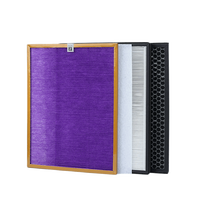 Filter pembersih udara Hepa kombinasi karbon aktif pengganti AC4074 AC4076 AC4016 AC4017
