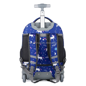 2025 Cartoon Sports Style Waterproof Oxford Trolley Backpack Great Storage Capacity Business Travel <b>Luggage</b> - Product Image 3