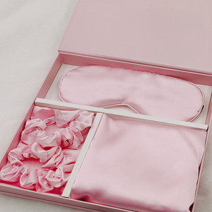 Mặt Nạ Mắt Và Scrunchie Thiết Lập Funda De Seda Para Almohada Satin Lụa Mặt Nạ Mắt Thiết Lập Pamper Thiết Lập Cho Cô Phù Dâu Mắt Chăm Sóc Sức Khỏe - Product Image 1