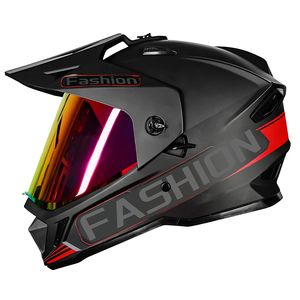 Venta Directa de Fábrica, Cascos de Motocicleta de Seguridad para Hombre, Cascos de Motocross con Doble Visera, Certificación DOT - Product Image 3