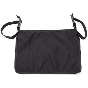 Wheelchair Storage Bag Black 3D Waterproof For Manual Wheelchair With Bottle Holder And Side Pockets - Product Image 4
