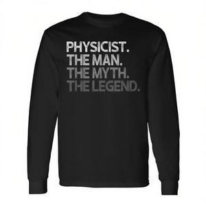T-shirt a maniche lunghe del fisico The Man The Myth The Legend - Product Image 2