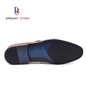 Nouvelles Chaussures Habillées pour Hommes en Cuir Véritable Bicolore Marron, Design Laser Tendance Fait Main, Logo Personnalisé, Marque Originale - Product Image 5