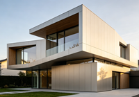 Paneles de Pared Exteriores Ignífugos ACP ACM, Revestimiento Metálico Decorativo Interior Impermeable, Panel Compuesto de Aluminio PVDF de 4 mm para Apartamentos