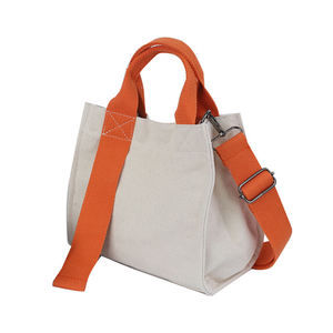 Gahumi Original Durable Gift Factory Le plus récent sac fourre-tout en coton pour le maquillage Sac d'épicerie en coton pliable à la flamme - Product Image 2